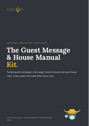Cover of The Guest Message & House Manual Kit